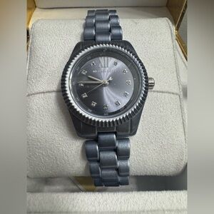 Michael Kors Limited-Edition Petite Lexington Iridescent Blue-Hue Watch